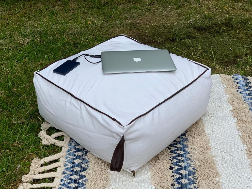 Stunning Moroccan POUF Ottoman **70% OFF** Leather Pouf Floor Cushion Moroccan Pouffe Bean Bag Ottoman Yoga Meditation Linen Connections