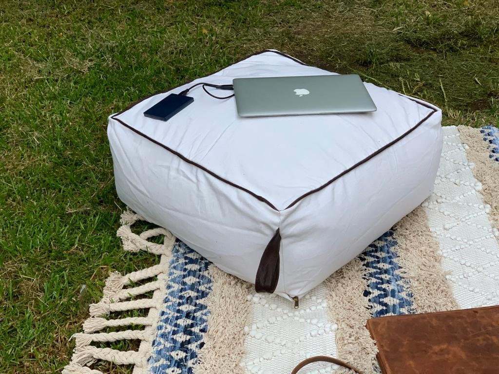 Stunning Moroccan POUF Ottoman **70% OFF** Leather Pouf Floor Cushion Moroccan Pouffe Bean Bag Ottoman Yoga Meditation Linen Connections