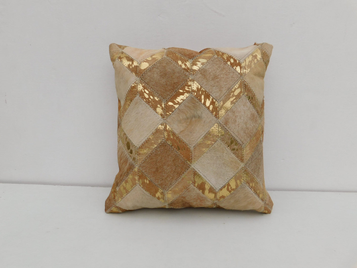 Exotic Cowhide Cushion Pillowcases Brown, Leather Cushion, Black and White 40*40cm Gift | Christmas Decor Cushion Pillow Covers