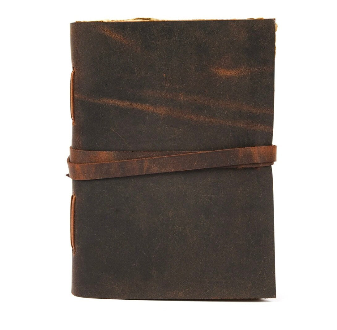 A5 Leather Journal Notebook Sketch Book Travel Holiday Journal Gift for Her Him Christmas Fathers Mothers Day