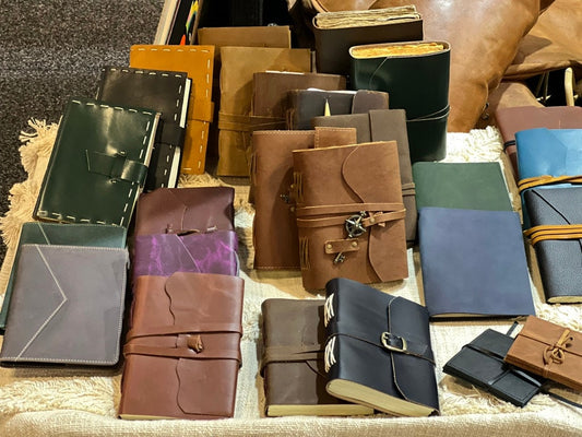Wholesale Lot 10*A5 Leather Journals Notebook Sketch Book Travel Holiday Journal Gift for Her Him Christmas Fathers Mothers Day